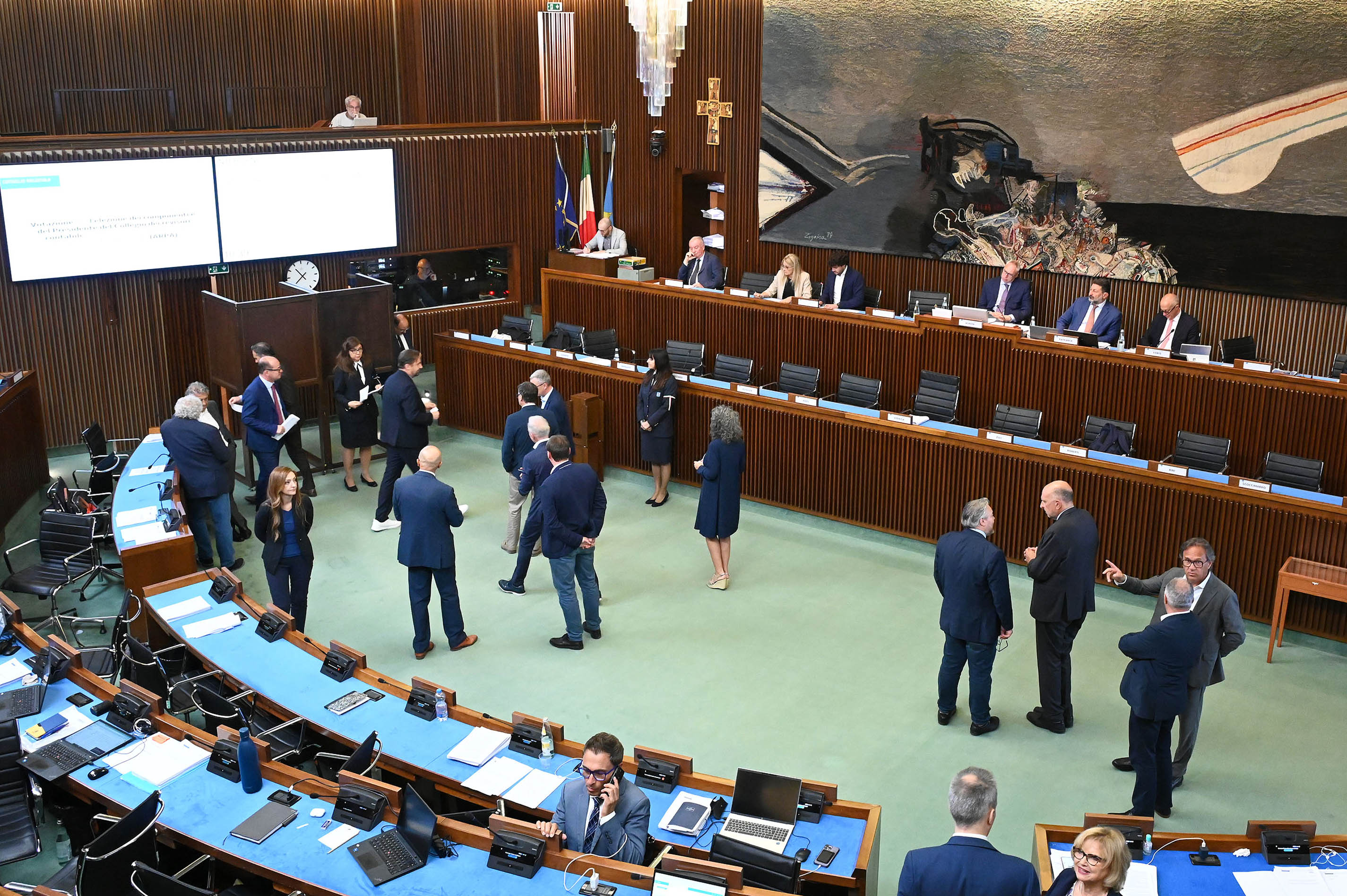ARPA FVG. AULA CONFERMA REVISORI CONTABILI USCENTI, SANTINI PRESIDENTE